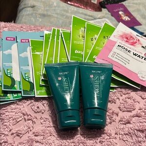 5 face mask, 9 eye mask, 2 hair mask beauty bundle